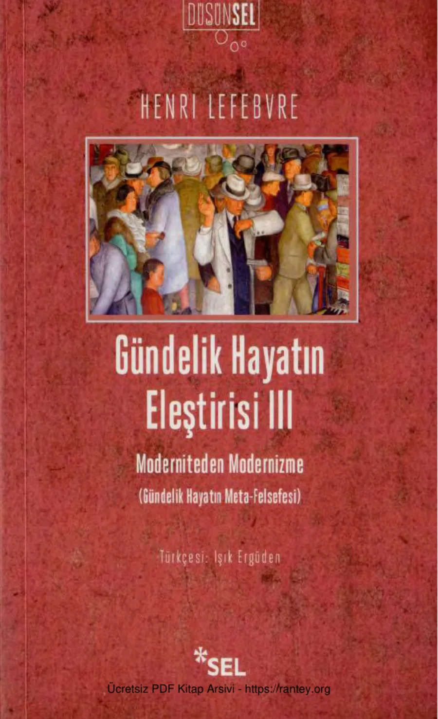 Gündelik Hayatın Eleştirisi III Sel Yayınları kapak görseli