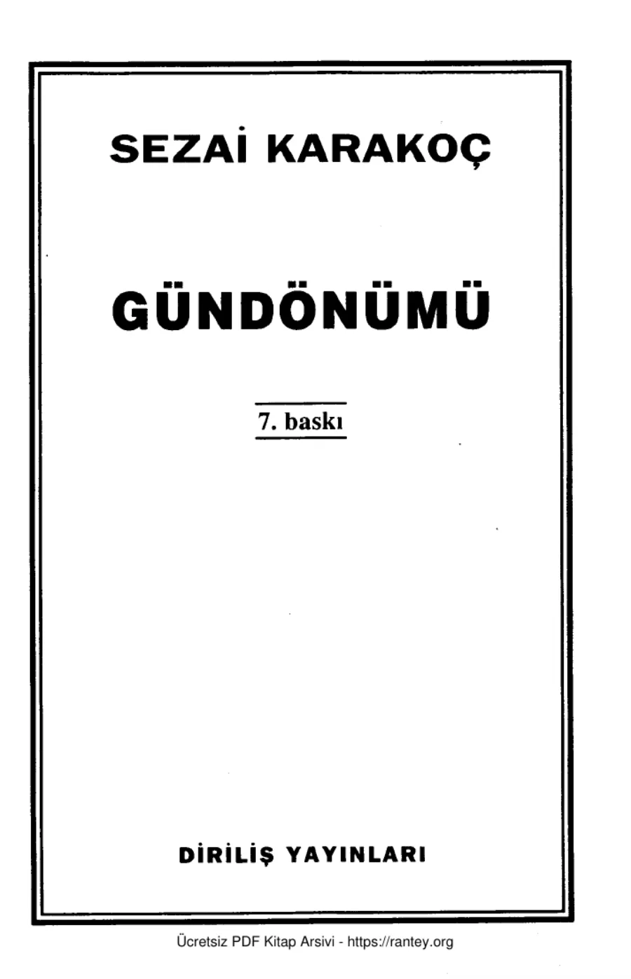 Gündönümü kapak görseli