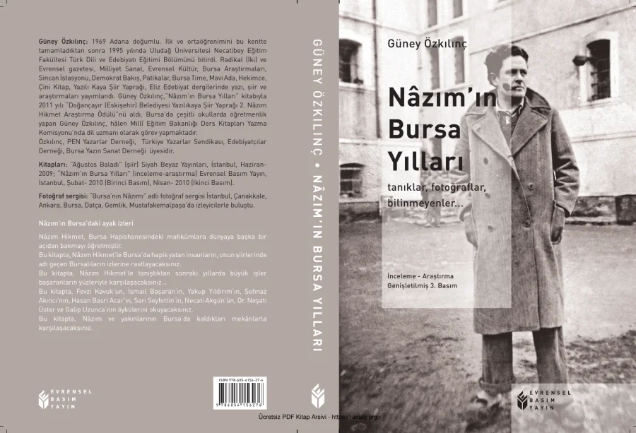 Güney Özkılınç Nazımın Bursa Yılları kapak görseli