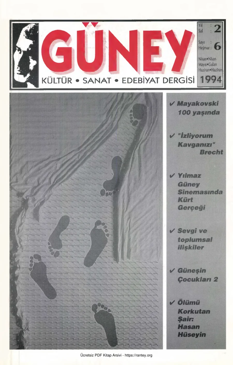 Güney Sayı 06 Nisan 1994 kapak görseli
