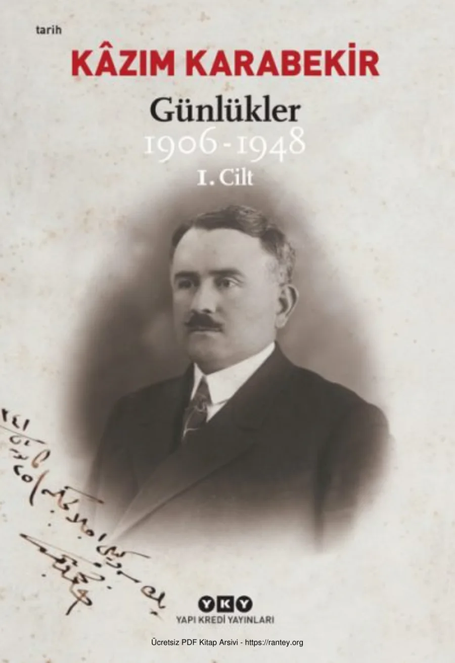 Günlükler I 1906 1948 kapak görseli