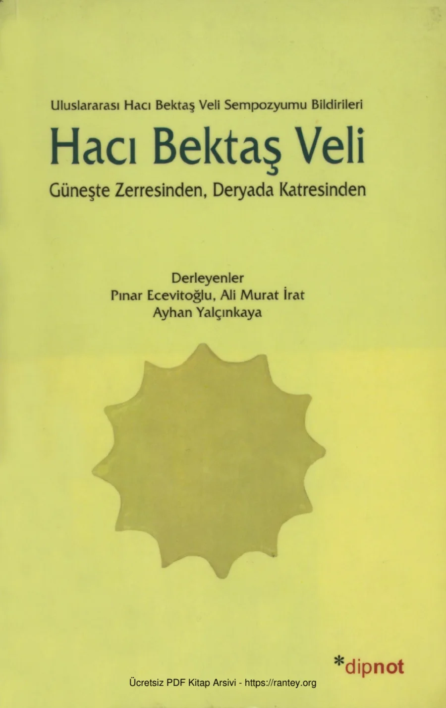 Hacı Bektaş Veli kapak görseli