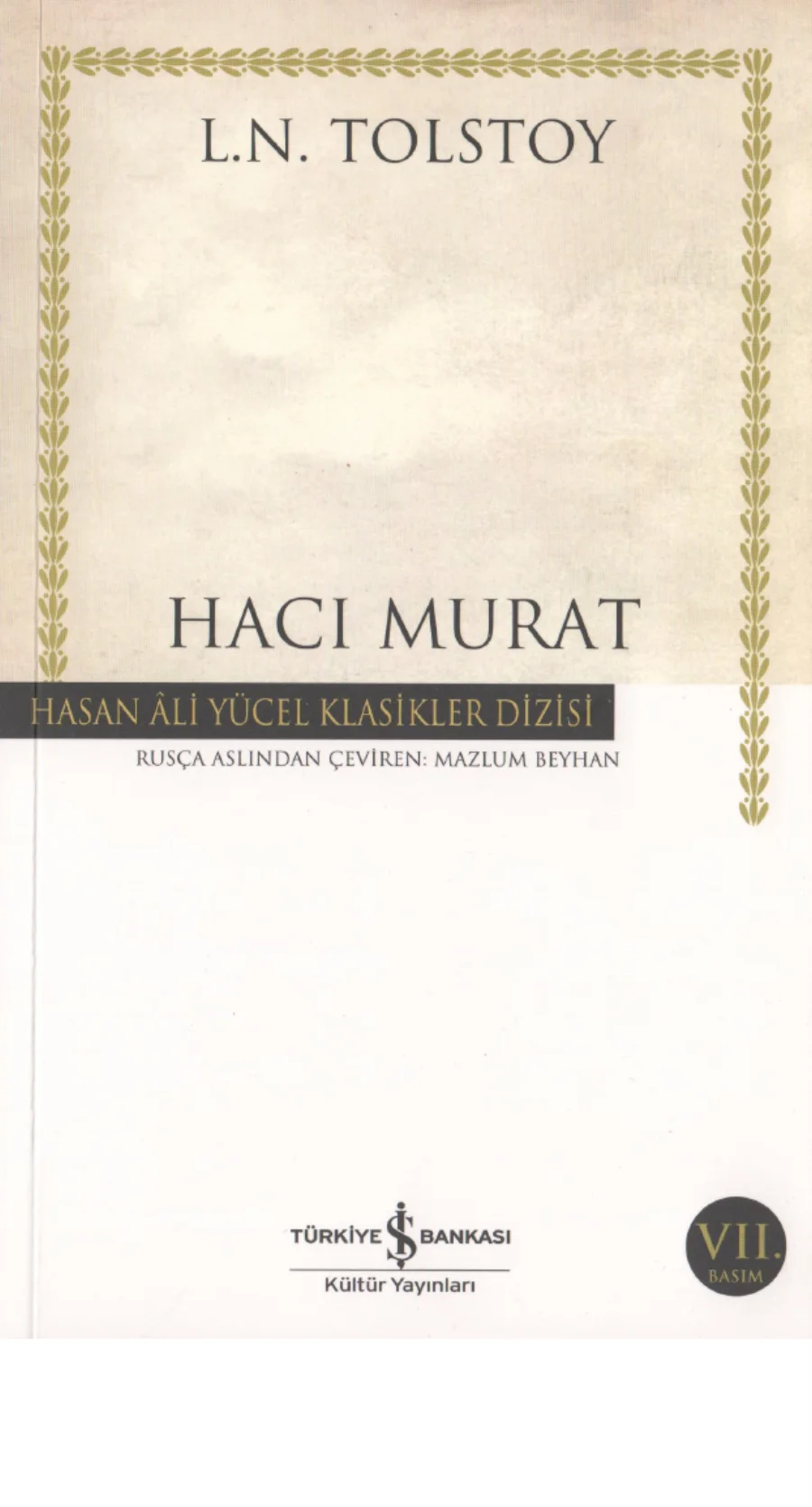 Hacı Murat kapak görseli