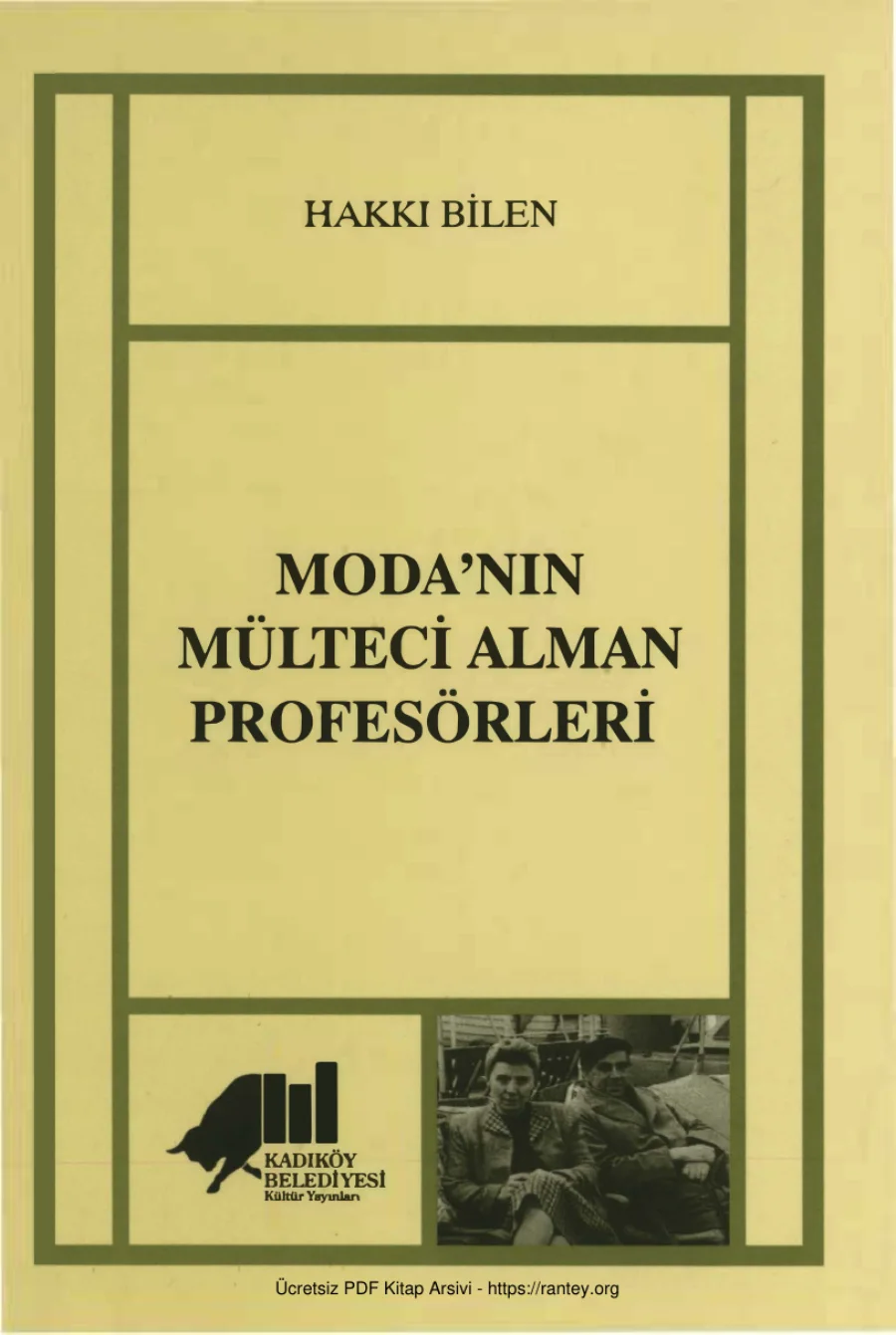Hakkı Bilen Modanın Mülteci Alman Profesörleri Kadıköy Belediyesi Kültür Yayınları kapak görseli