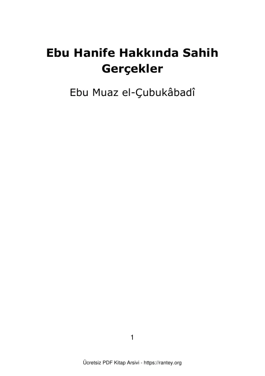 Hakkında Sahih Gerçekler kapak görseli