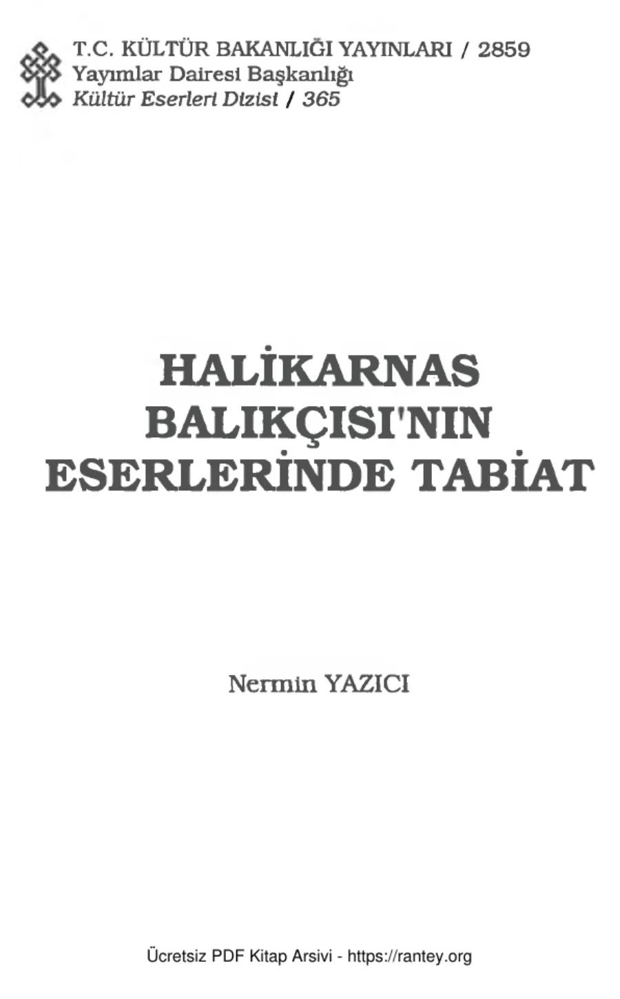 Halikarnas Balıkçısında Tabiat kapak görseli