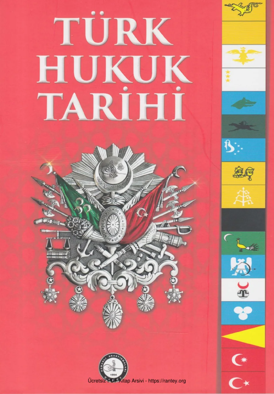 Halil Cin Türk Hukuk Tarihi Osmanlı Araltırmaları Vakfı Yayınları kapak görseli