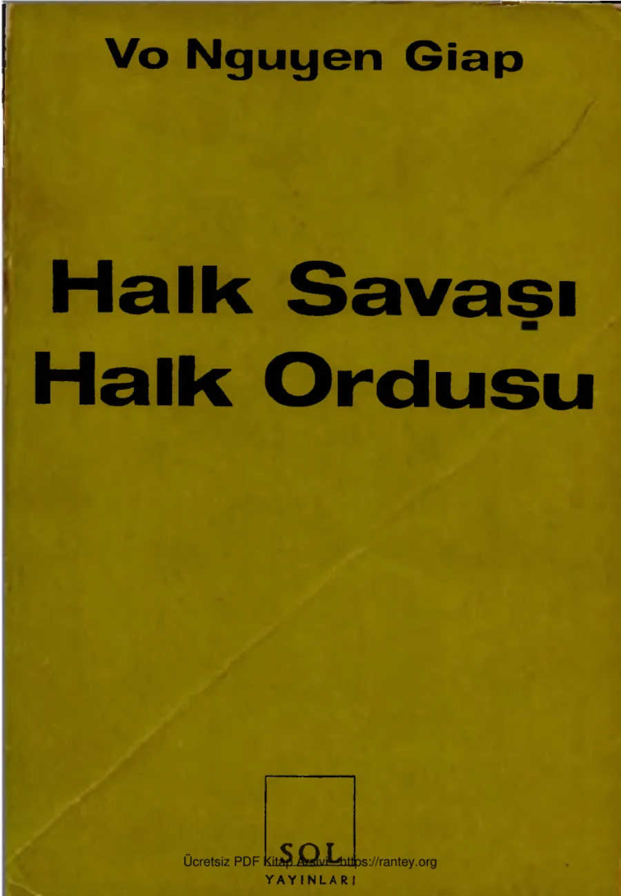Halk Savaşı Halk Ordusu kapak görseli