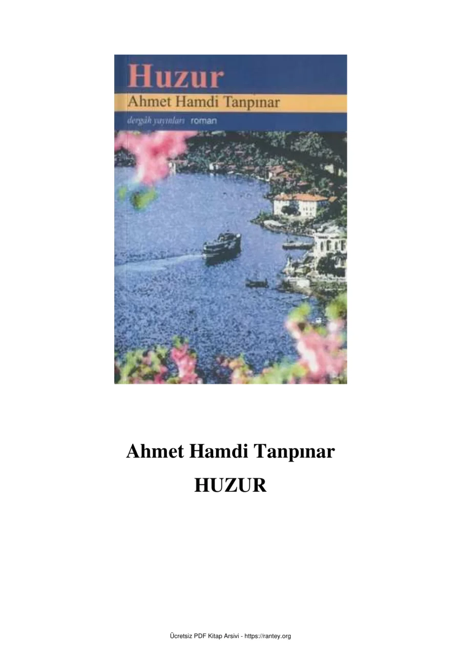 Hamdi TANPINAR kapak görseli