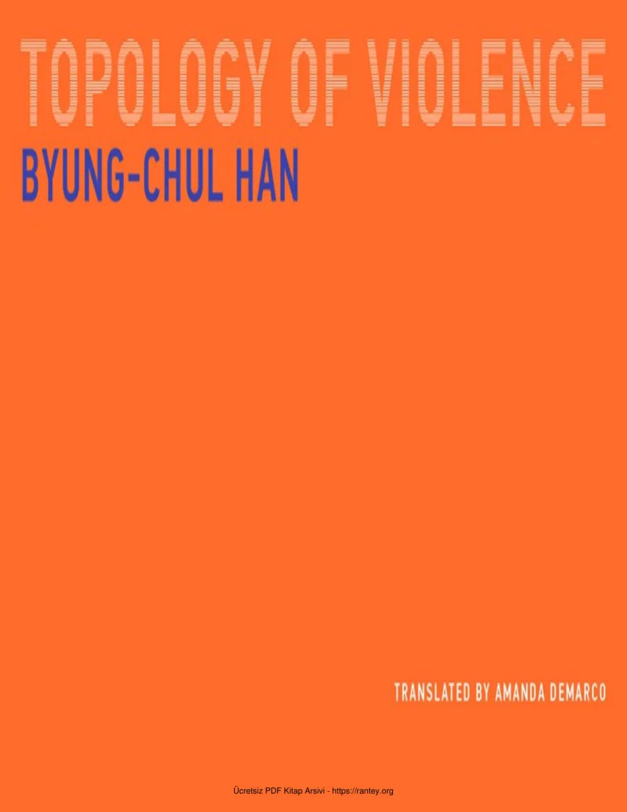 Han Untimely Meditations Topology of Violence kapak görseli