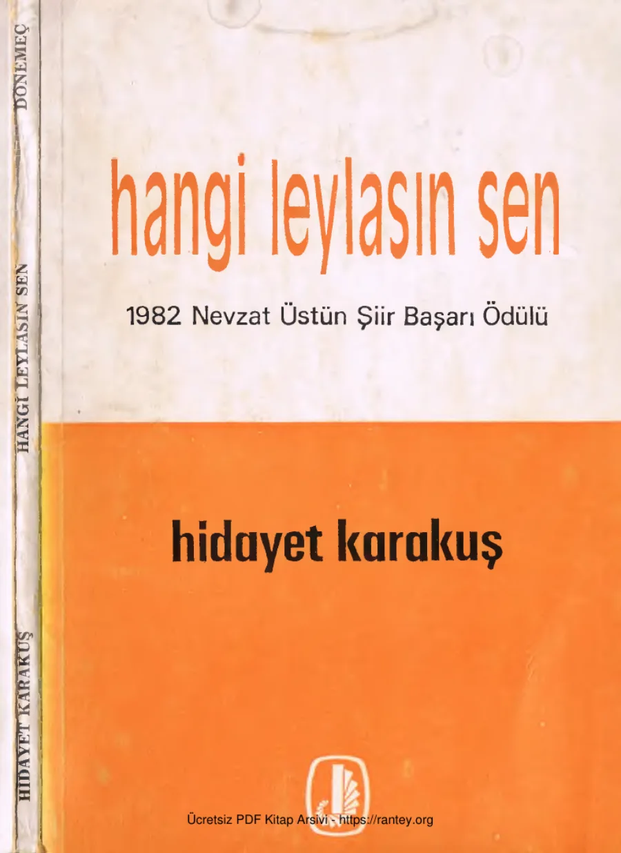 Hangi Leylasın Sen Dönemeç Yayınları kapak görseli