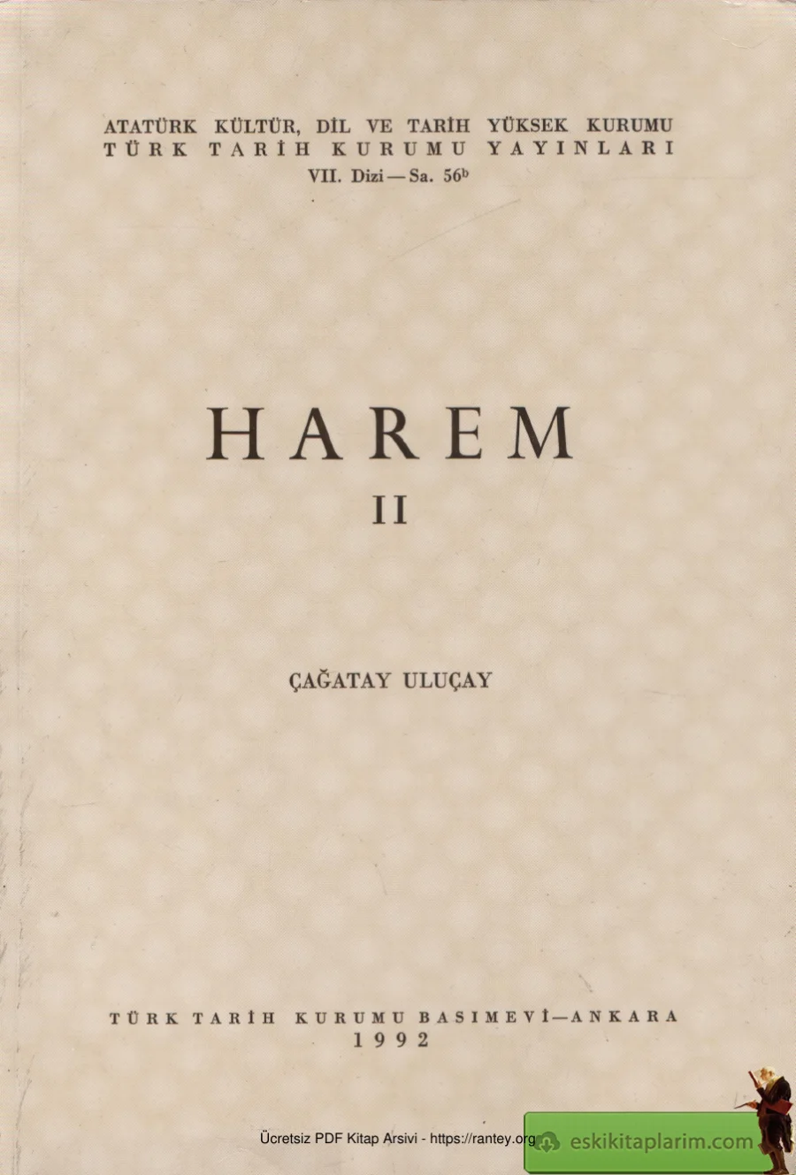 Harem Cilt II kapak görseli