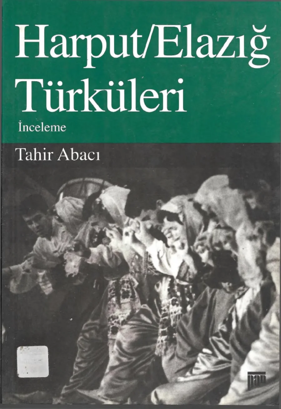 Harput Elazığ Türküleri kitap kapağı