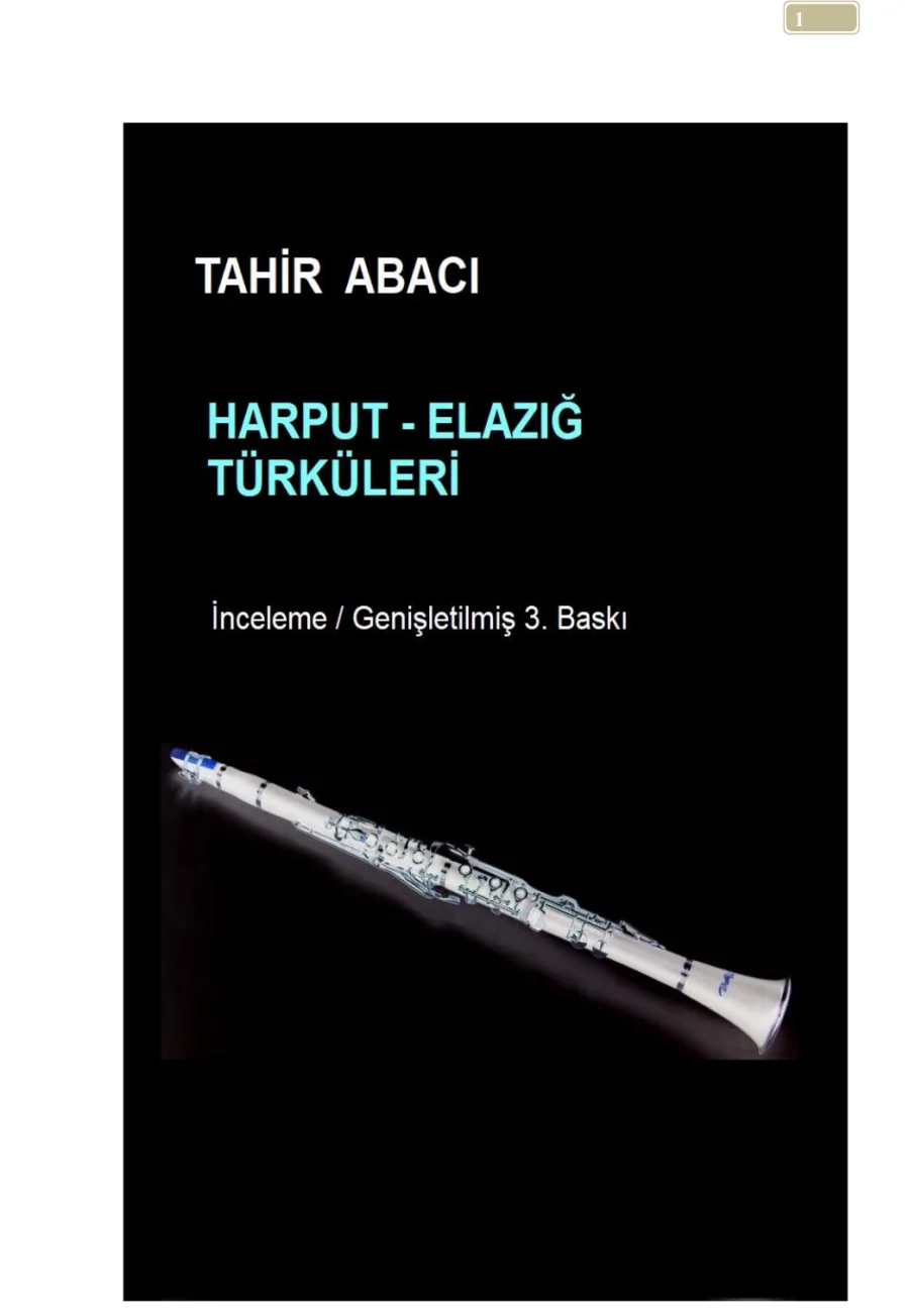 Harput-Elazığ Türküleri kapak görseli