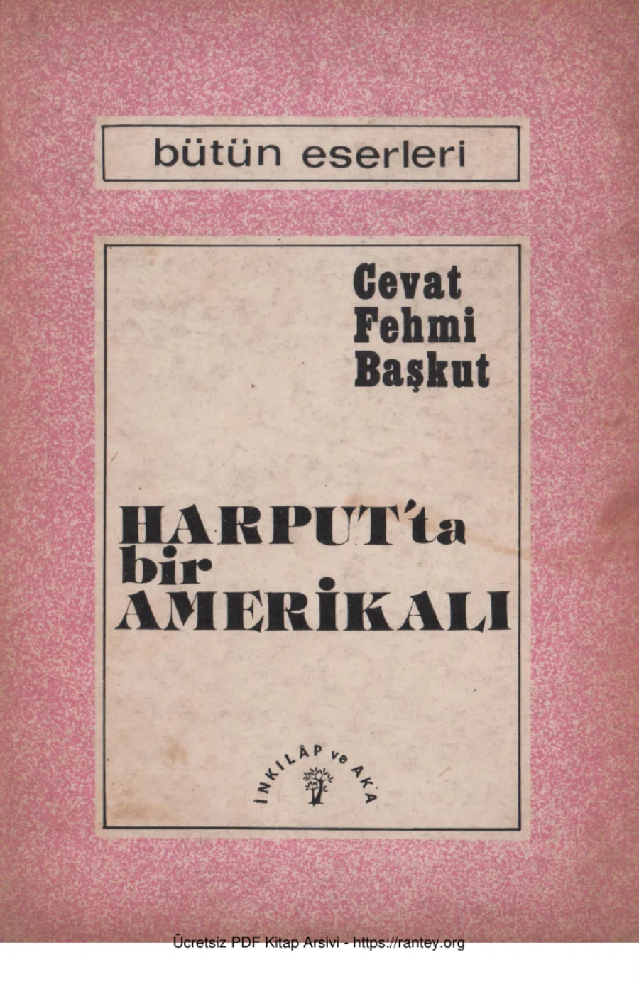 Harputta Bir Amerikalı kapak görseli
