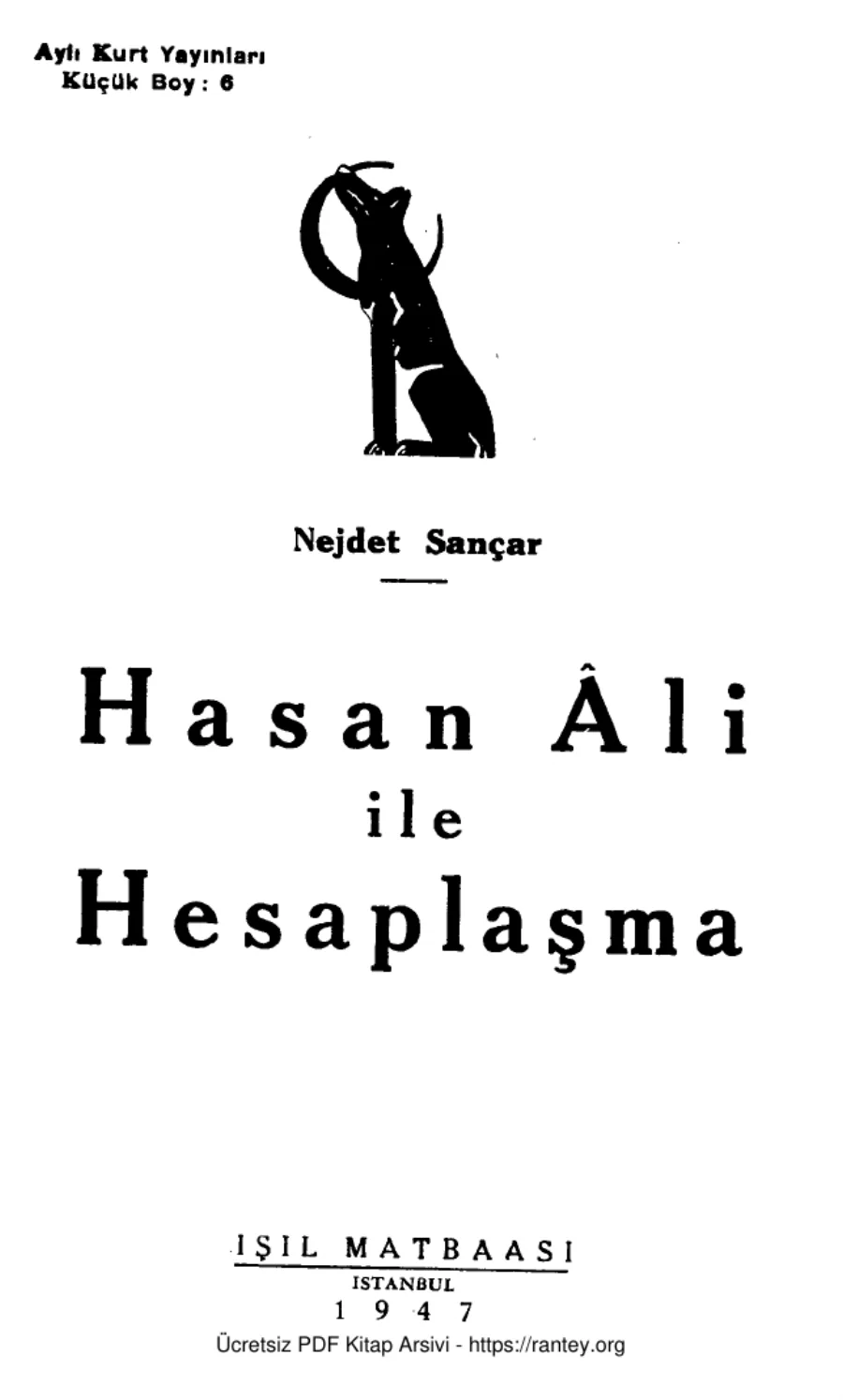 Hasan Ali ile Hesaplaşma Aylı Kurt Yayınları kapak görseli