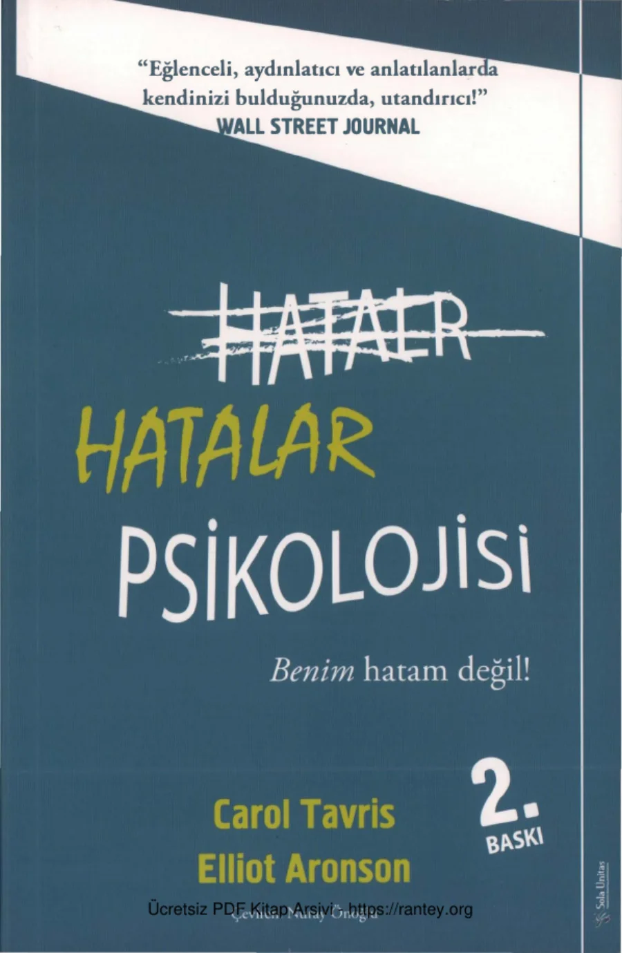 Hatalar Psikolojisi kapak görseli