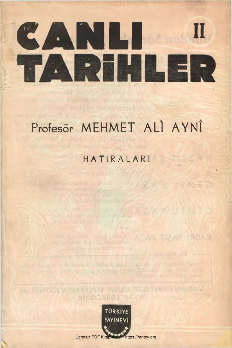 Hatıralar kapak görseli