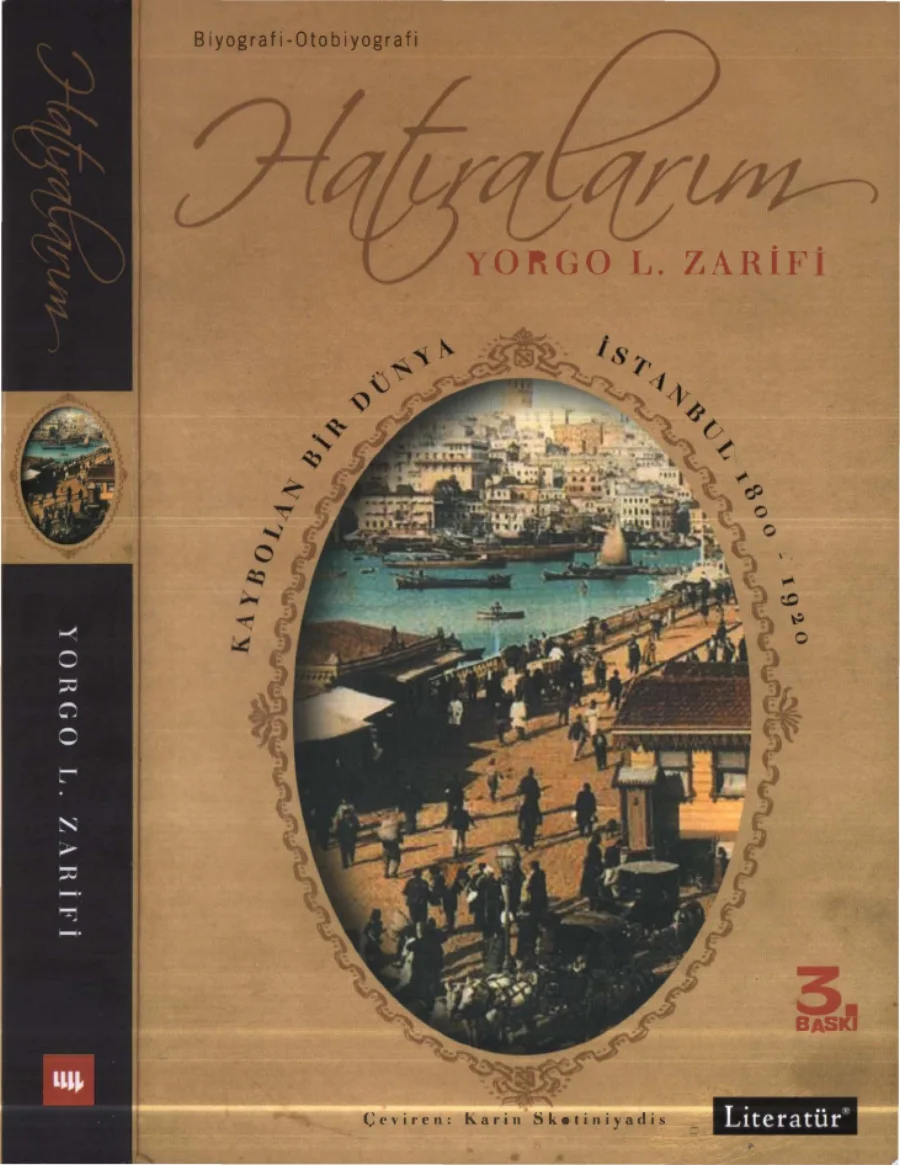 Hatıralarım Kaybolan Bir Dünya İstanbul kitap kapağı