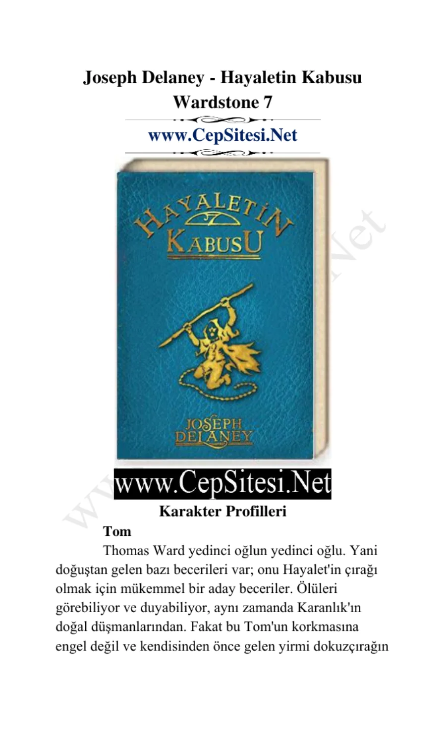 Hayaletin Kâbusu kapak görseli