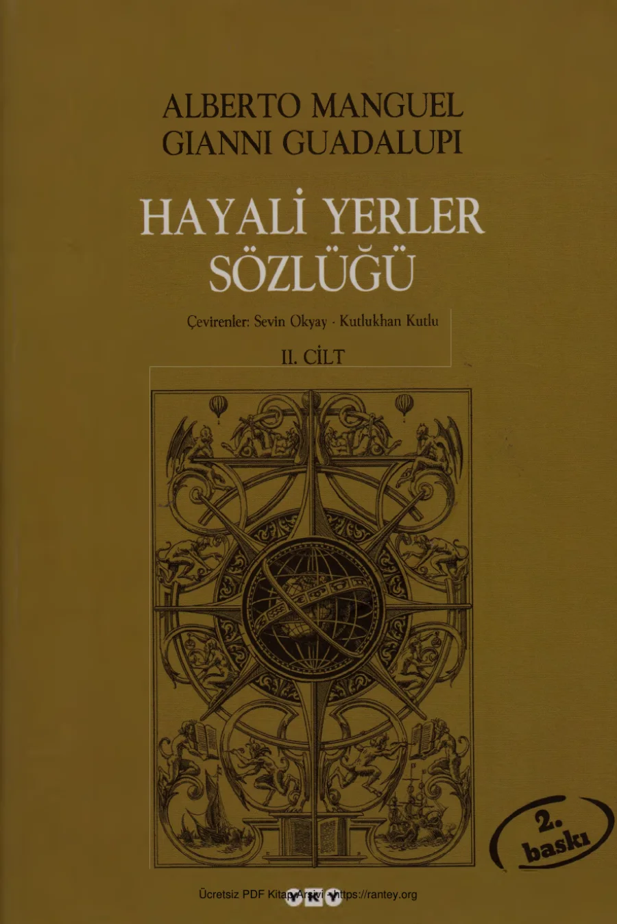 Hayali Yerler Sözlüğü Cilt 2 kapak görseli