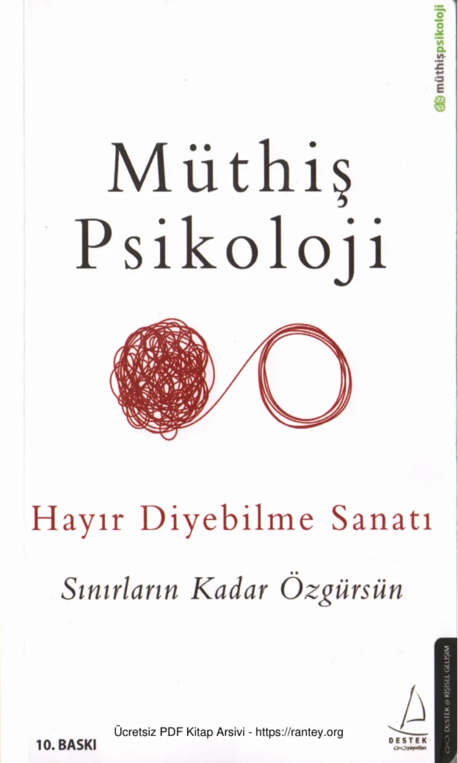 Hayır Diyebilme Sanatı Destek Yayınları kapak görseli