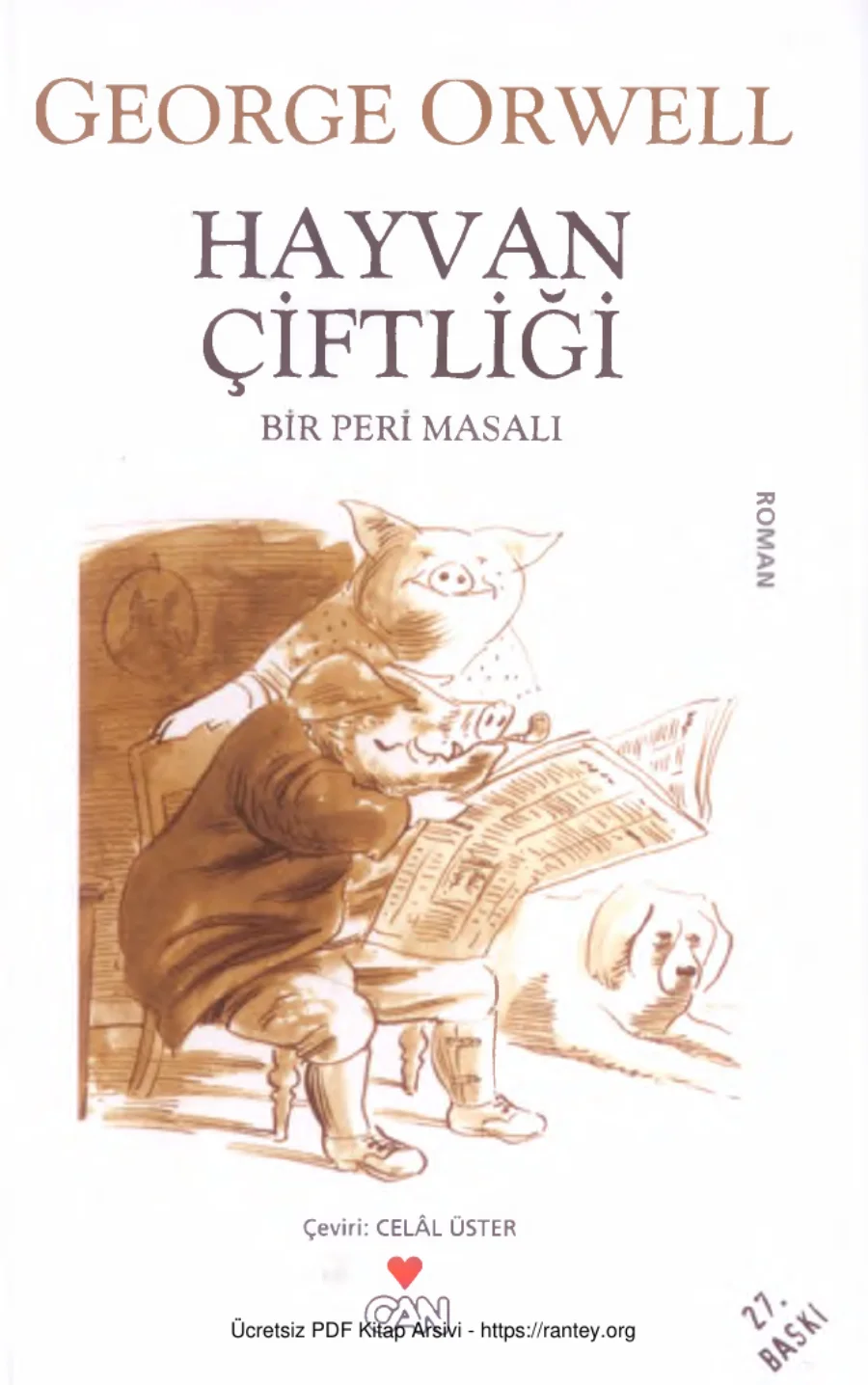 Hayvan Çiftliği Can Yayınları kapak görseli