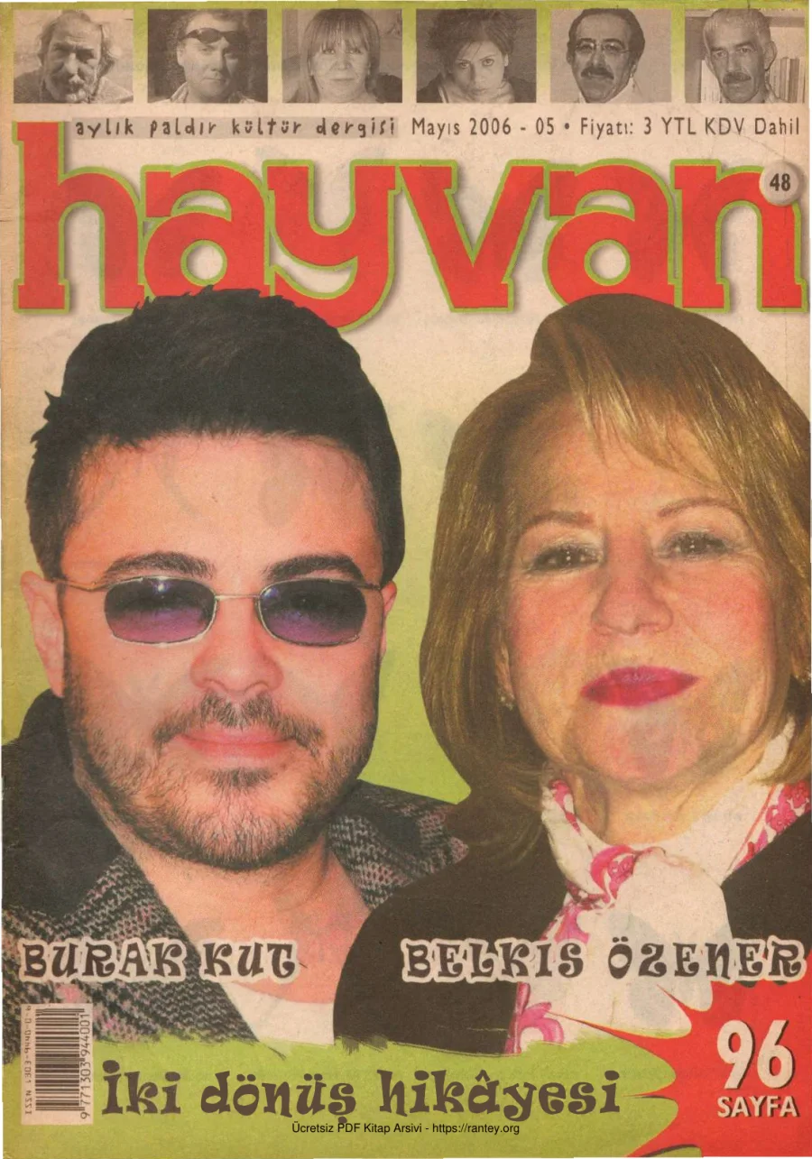 Hayvan Sayı 48 Mayıs 2006 kapak görseli