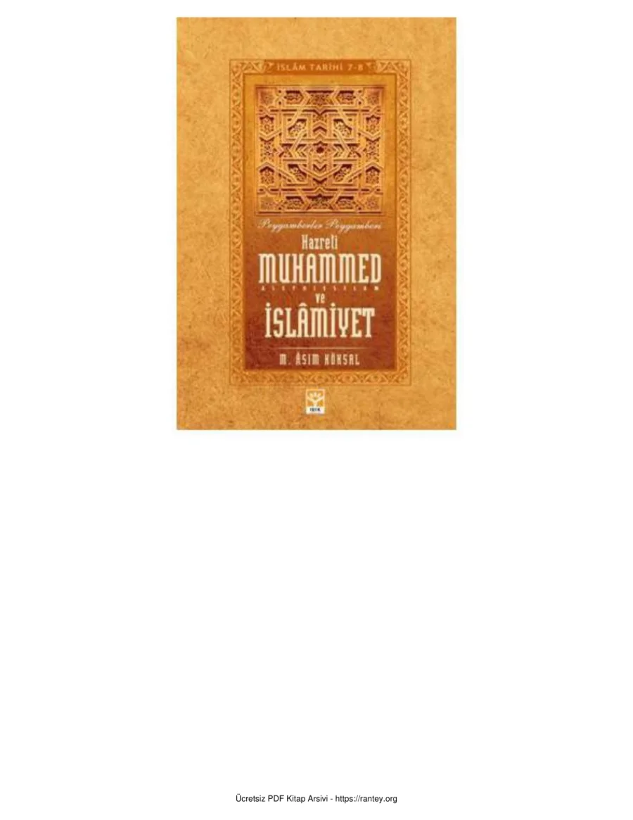 Hazreti Muhammed SAV ve İslamiyet İslam Tarihi 1 2 kapak görseli