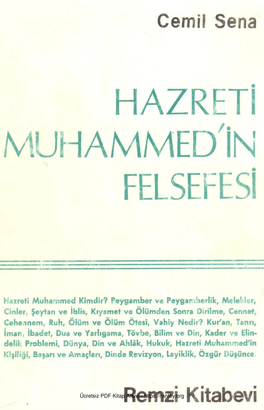 Hazreti Muhammedin Felsefesi kapak görseli