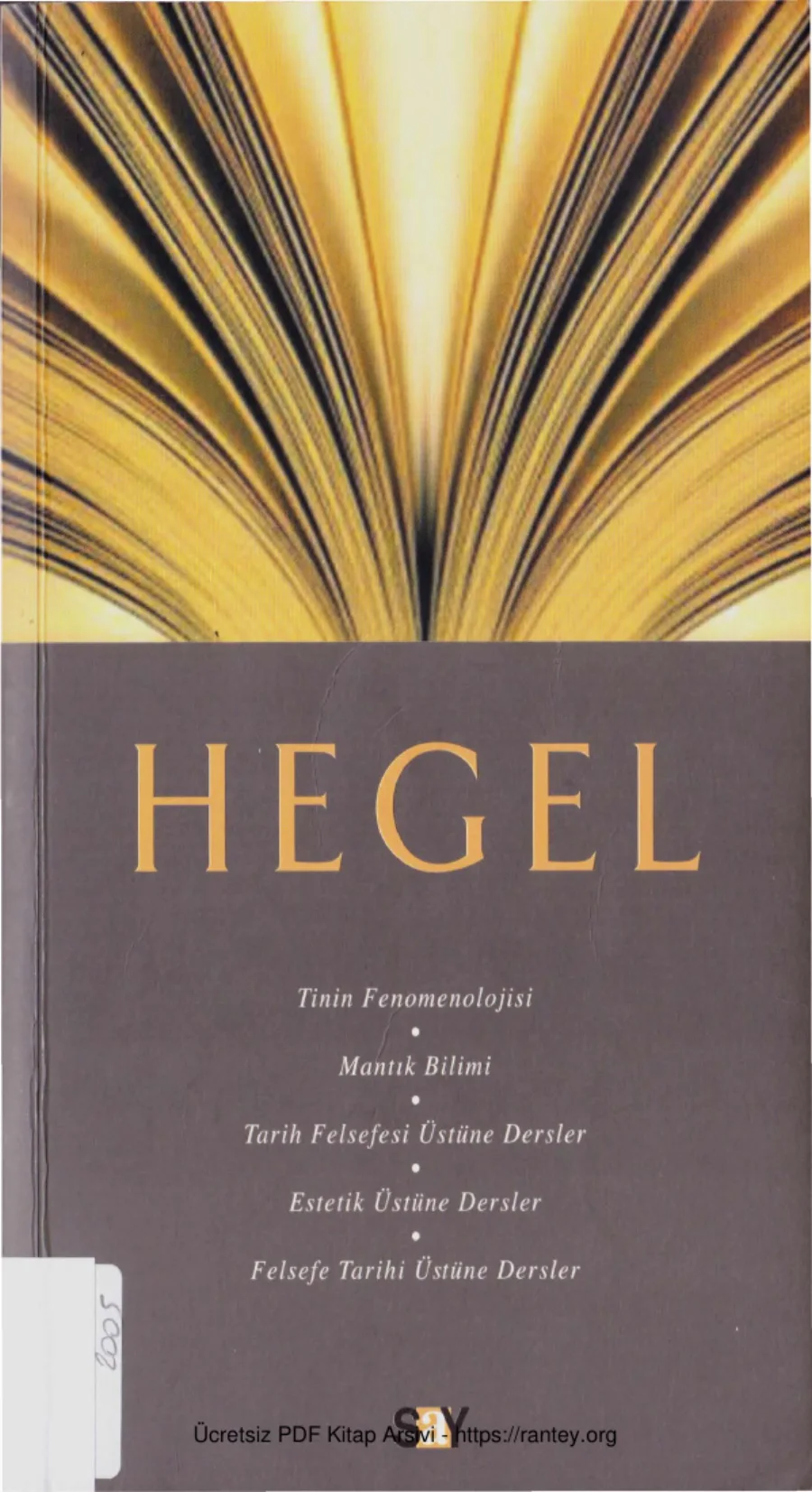 Hegel kapak görseli