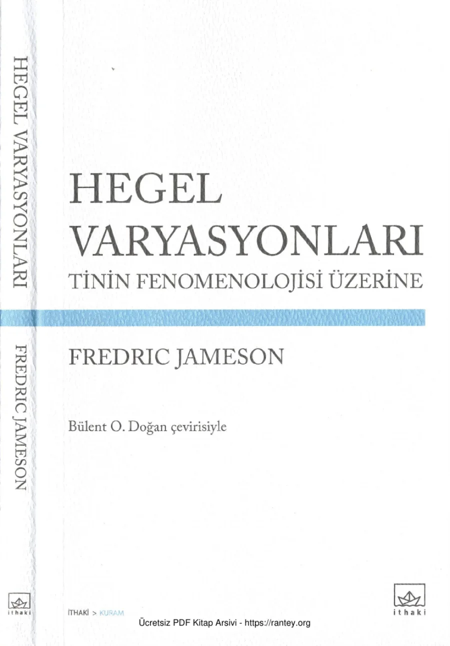 Hegel Varyasyonları kapak görseli