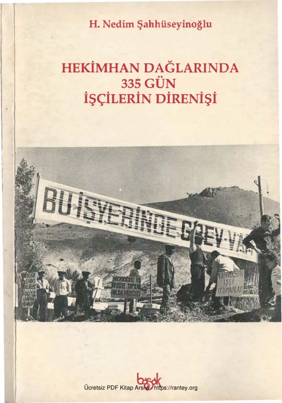 Hekimhan Dağlarında 335 Gün İşçilerin Direnişi kapak görseli
