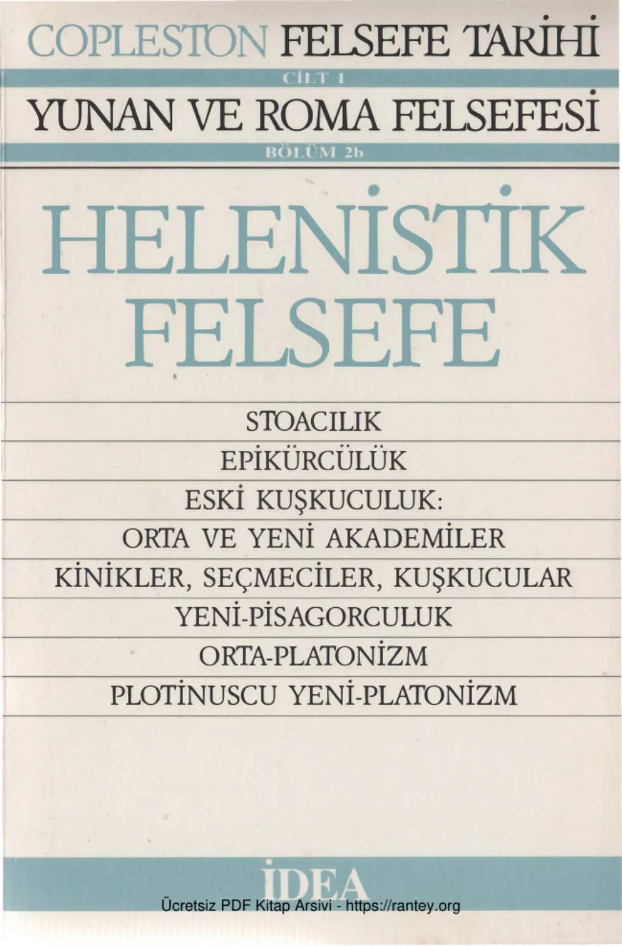 Helenistik kapak görseli