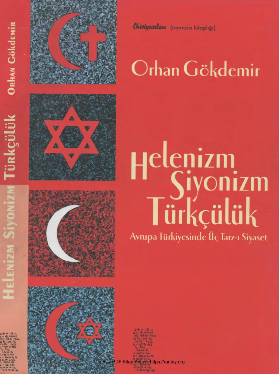 Helenizm Siyonizm Türkçülük Avrupa Türkiyesinde Üç kapak görseli