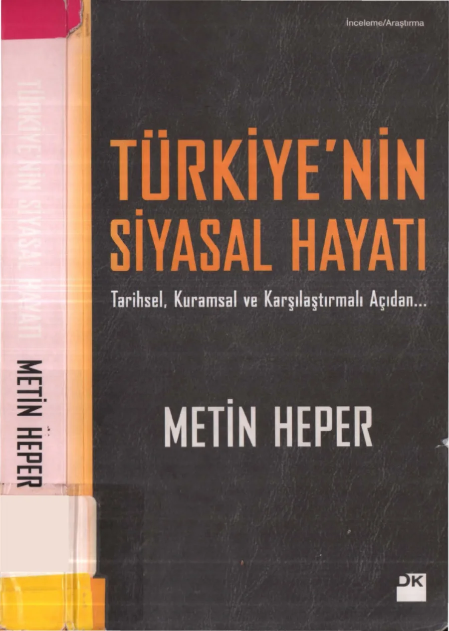 Heper Türkiyenin Siyasal Hayatı kapak görseli