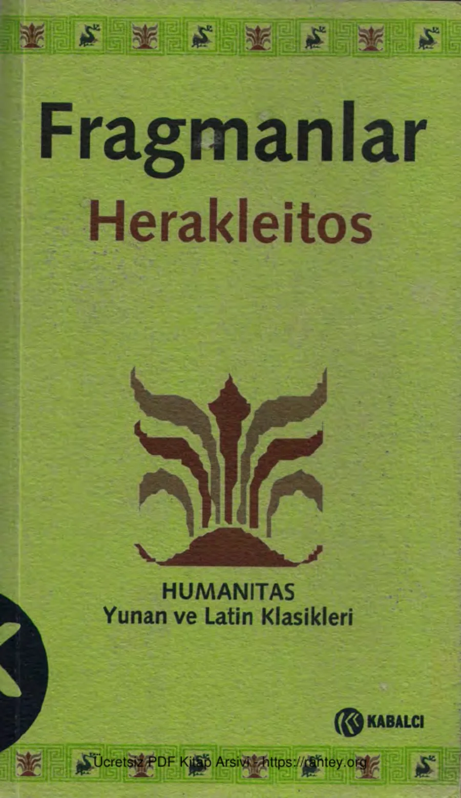 Herakleitos Fragmanlar kapak görseli