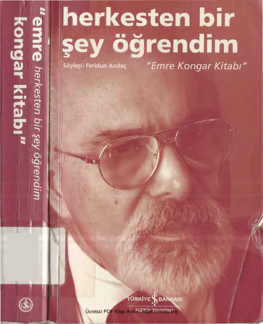 Herkesten Bir Şey Öğrendim Emre Kongar kapak görseli