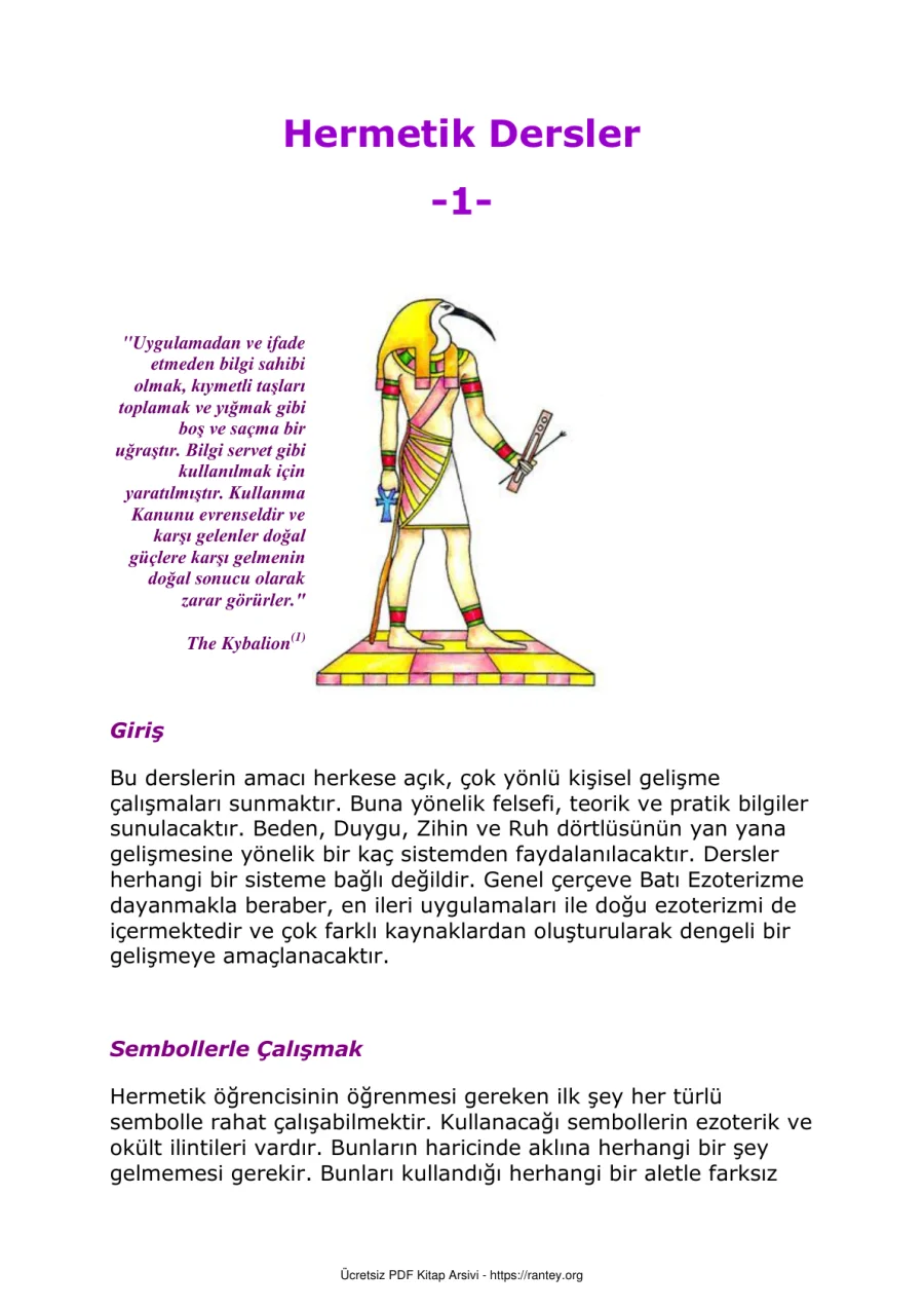 Hermetik Dersler kapak görseli