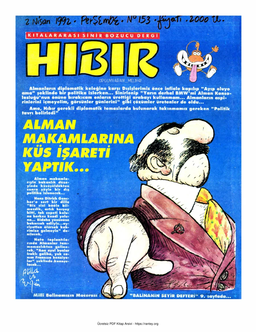 HıBıR Sayı 153 kapak görseli