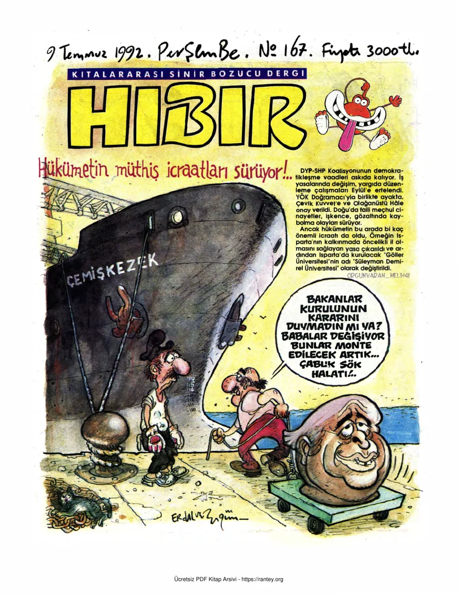 HıBıR Sayı 167 kapak görseli