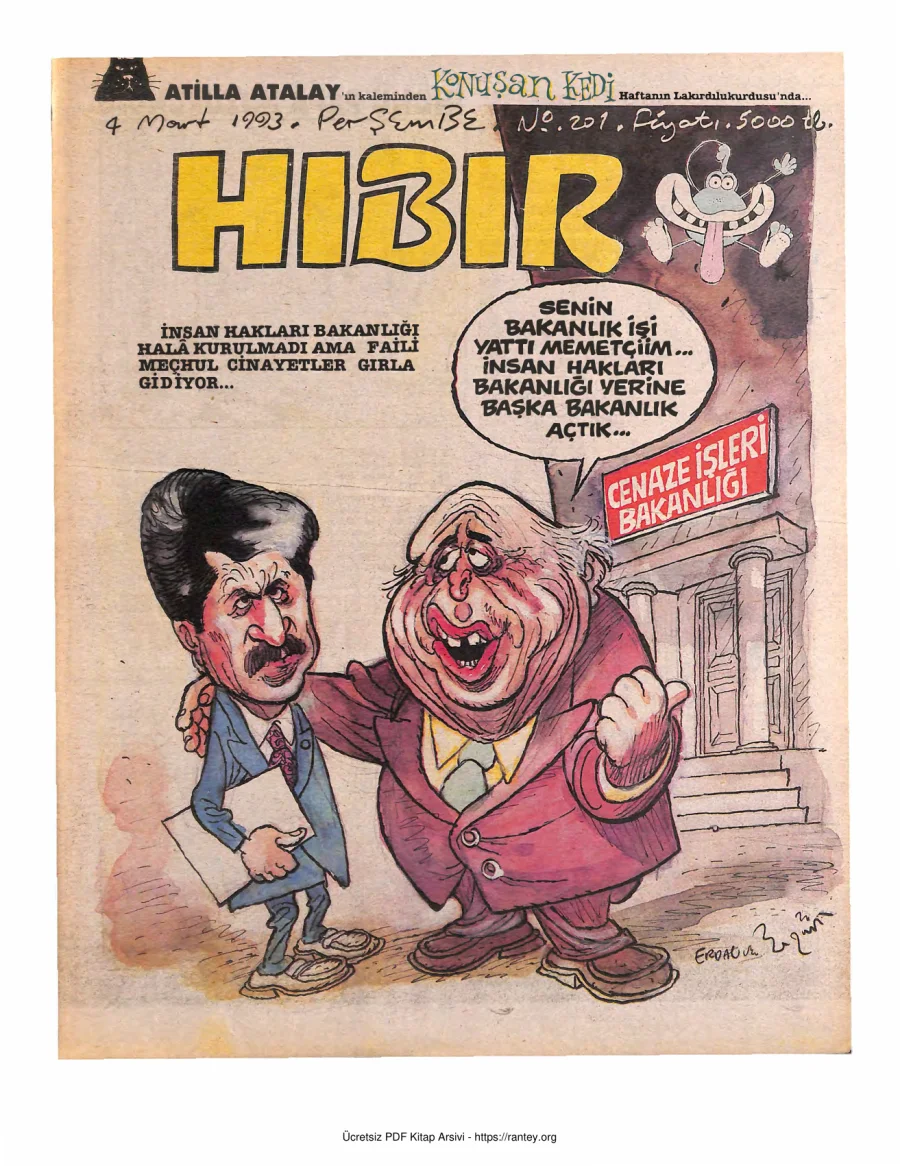 HıBıR Sayı 201 kapak görseli