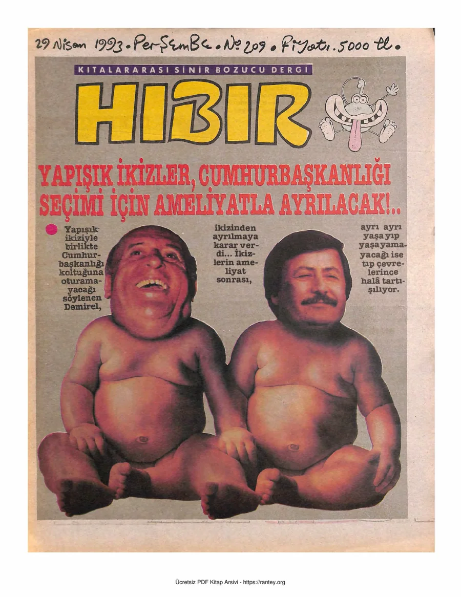 HıBıR Sayı 209 kapak görseli