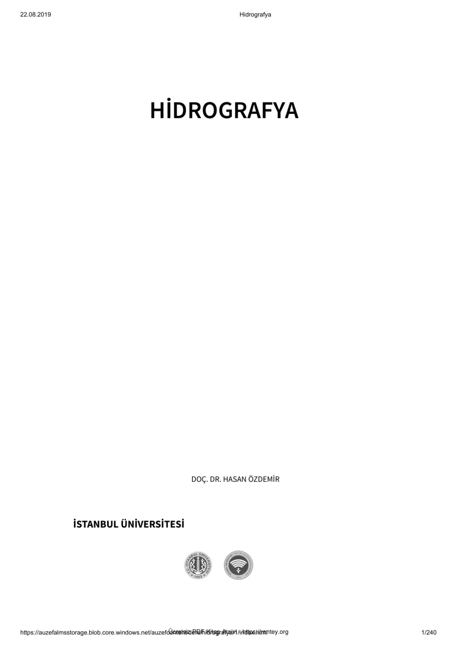 Hidrografya kapak görseli