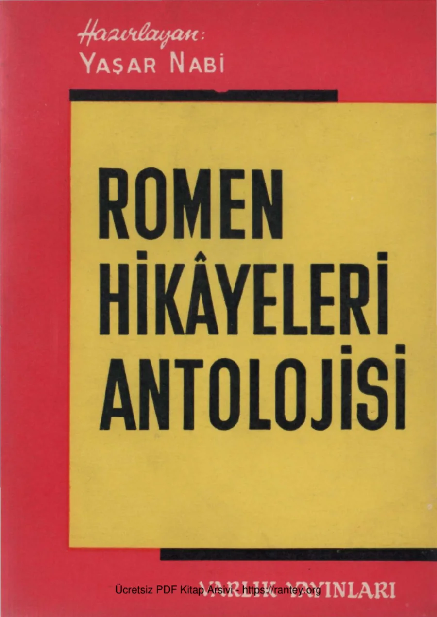 Hikayeleri Antolojisi kapak görseli