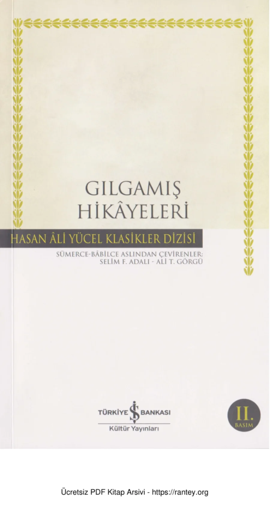 Hikayeleri İş Bankası Yayınları kapak görseli