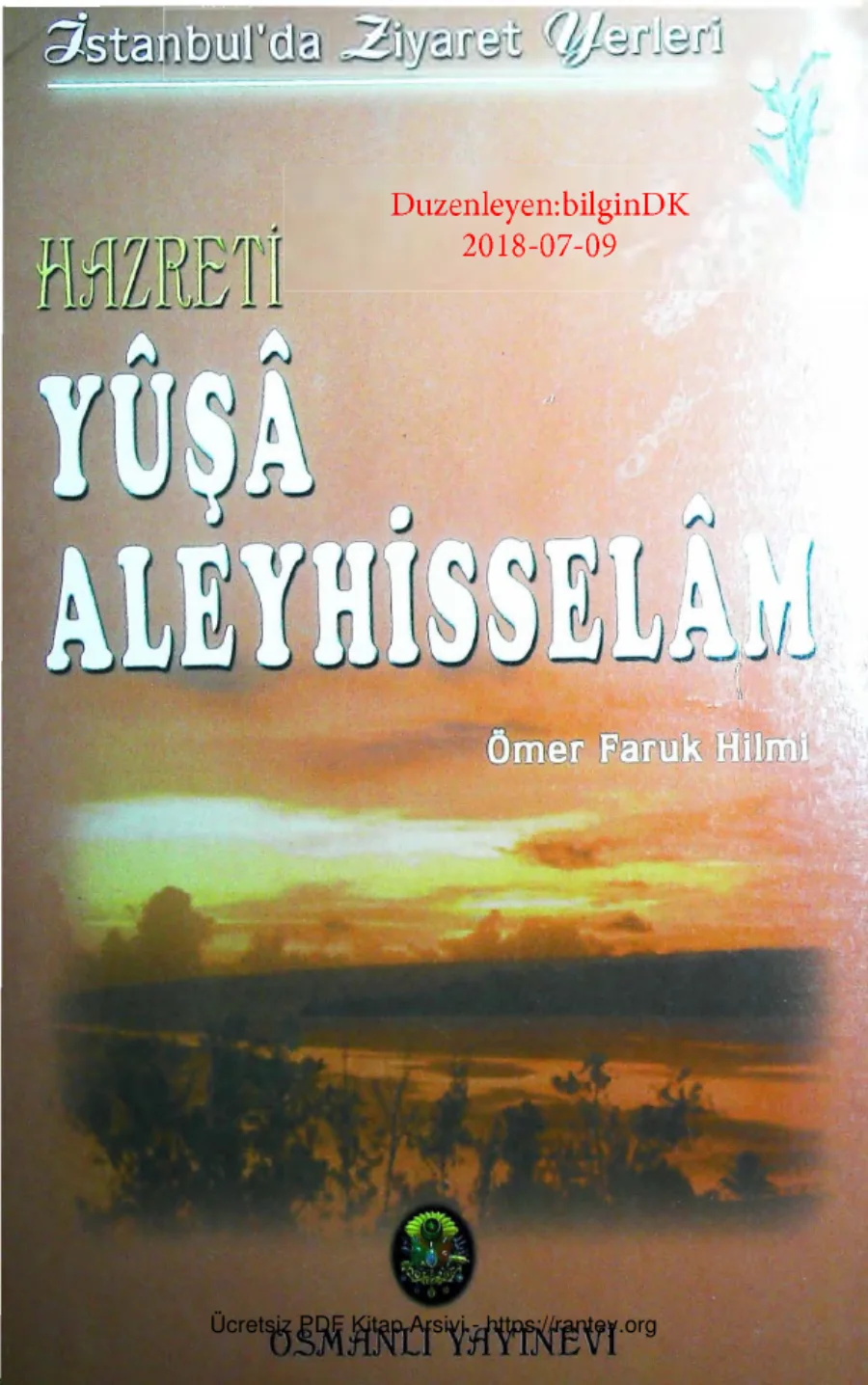Hilmi Hazreti Yusa Aleyhisselam kapak görseli