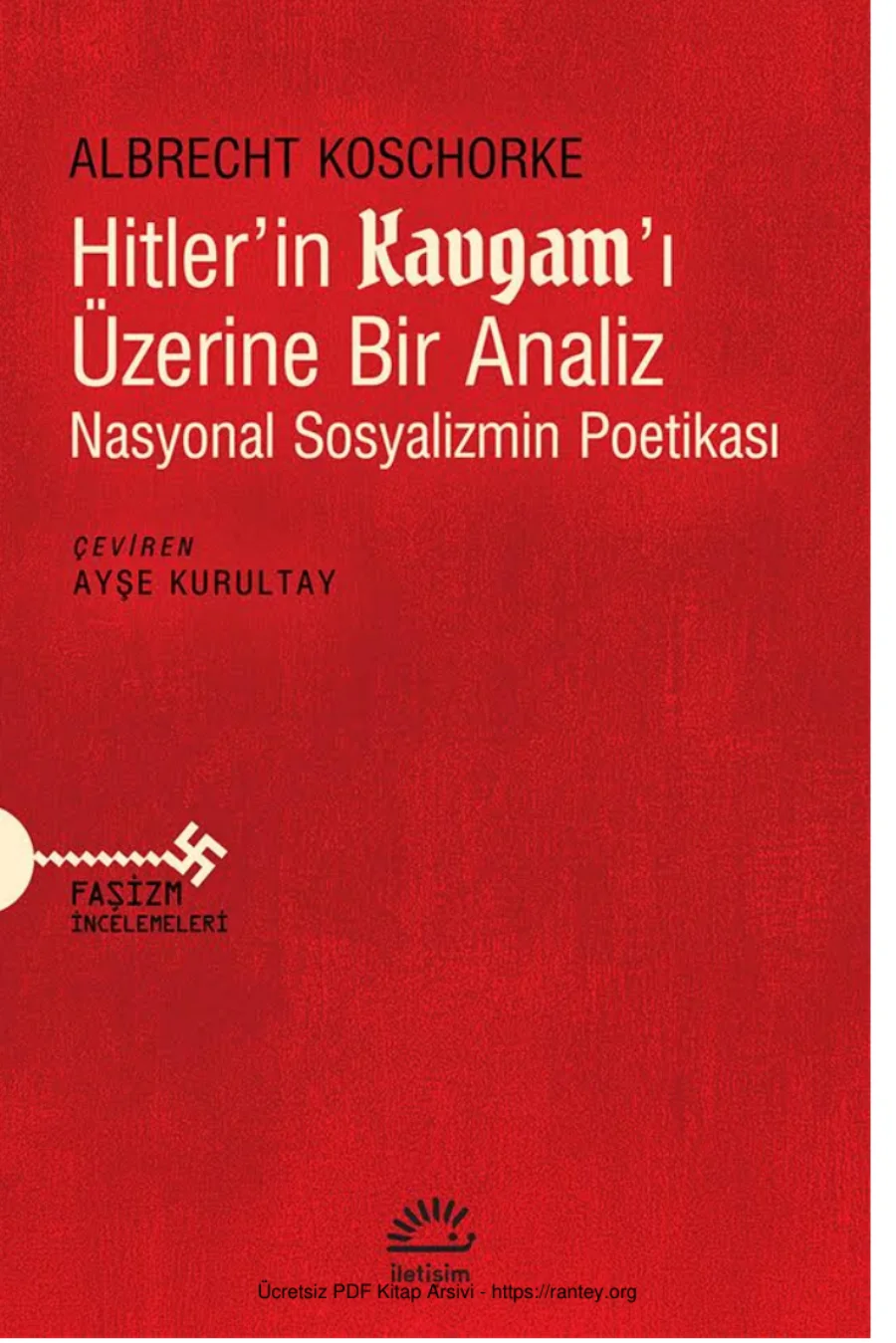 Hitlerin Kavgamı Üzerine Bir Analiz kapak görseli