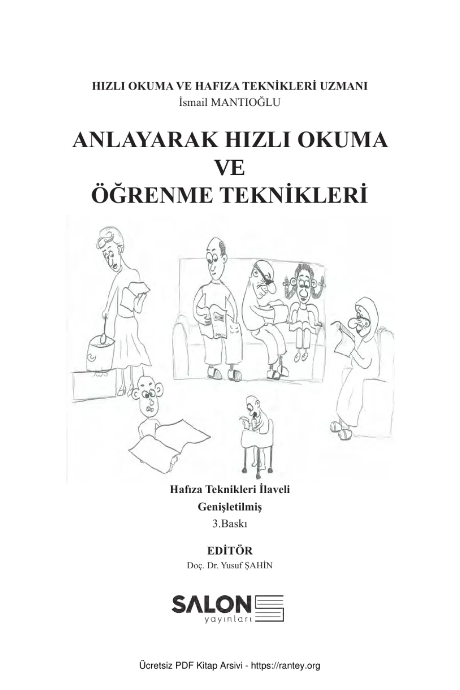 Hızlı Okuma ve Hafıza Teknikleri Uzmanı Salon Yayınları kapak görseli