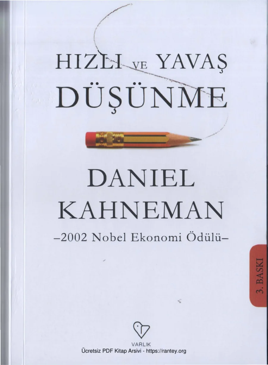 Hızlı ve Yavaş Düşünme kapak görseli